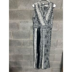 Emma & Michele 3XL Ladies Party Jumpsuit Snake Print Design Sleeveless